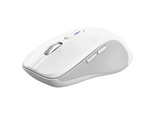 Ratón inalámbrico - Trust Ferro, Inalámbrico, 3200 dpi, 9 botones, Blanco