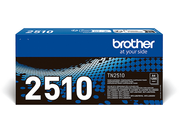 Tóner - Brother TN2510XL, Hasta 1200 págs. , ISO/IEC 19752, Negro