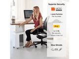 Destructora de papel - Fellowes  LX201, Tecnología Intellibar™, Blanco