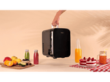 Nevera pequeña - Cecotec Bolero MiniCooling 6L Bahamas Black, 6 l, Función frío y caliente, 5-65 ºC, Ideal coche y caravana, 12V-220 V, Black