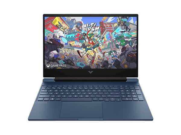 Portátil gaming - HP Victus 15-fb3022ns Copilot+PC, 15.6" Full HD, AMD Ryzen™  5 8645HS, 16GB RAM, 512GB SSD, RTX™ 4050, Sin sistema operativo, Azul