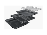 Horno compacto - Bosch HBG774KB1, Serie 8, Multifunción, Pirolítico, 71 l, 54.9 cm, Negro