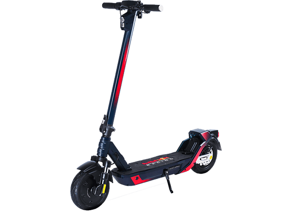 Patinete eléctrico - Red Bull Race Ten Turbo 10P, 1000W, 500W, 100 kg, 12000 mAh, 45 km/h, Negro/Rojo