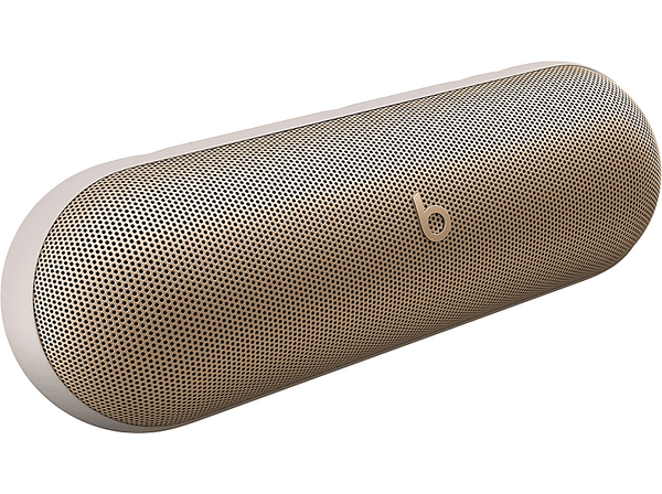 Apple Beats Pill, Altavoz Bluetooth inalámbrico, Cargador portátil USB-C, Hasta 24 horas de batería, IP67, Apple Android, micrófono, Dorado champagne