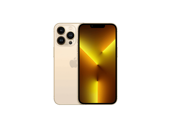 REACONDICIONADO Excelente Apple iPhone 13 Pro, Oro, 128 GB, 5G, 6.1" OLED Super Retina XDR ProMotion, Chip A15 Bionic, iOS