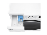 Lavadora secadora - LG F4DR6009A1W, Serie 600, 9 kg / 6 kg, 1400 rpm, 12 programas, AI Direct Drive™,  TurboWash™360˚, Blanco
