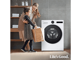 Lavadora carga frontal - LG F4X7513TWS, 13 kg, 1400 rpm, 23 programas, AI Wash™, TurboWash™, Blanco marfil