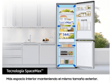 Frigorífico combi -  Samsung SMART AI RB34C602DSA/EF, Mono Cooling, 185.3cm, 344l, No Frost, WiFi, Inox