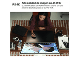 TV LED 32 - LG Smart Monitor Swing 32U889SA-W, UHD 4K, Táctil, Smart TV, IPS, USB Tipo-C, webOS 24, Blanco