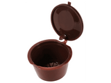 Cápsulas monodosis reutilizables - CMP París KA4557, 3 capsulas de polipropileno de café, Compatible con Dolce Gusto, Negro