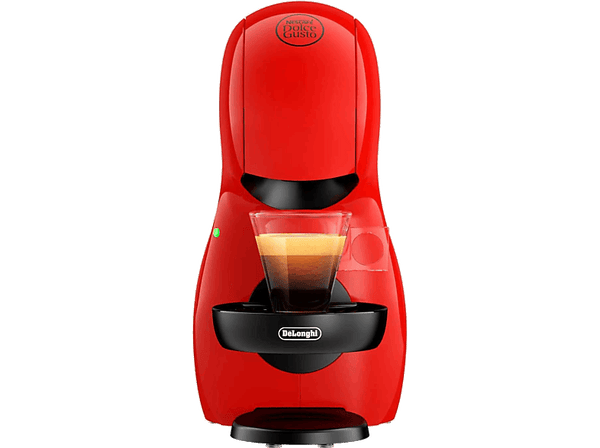 Cafetera de cápsulas - Nescafé Dolce Gusto De'Longhi Piccolo XS EDG210.R, 1500 W, 0.8 l, 15 bar, Bebidas calientes y frías, Apagado automático, Rojo
