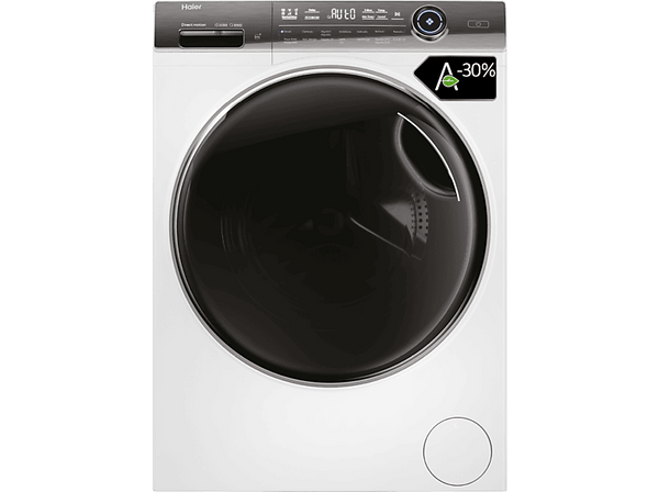 Lavadora carga frontal - Haier I-Pro Series 7 Plus HW110B14979EUGIB, 11 kg, 1400 rpm,  Motor Direct Motion, Clase A-30%, Función vapor, Wi-fi, Blanco