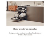 Lavavajillas integrable - Haier I-Pro Shine Series 6 XS 4A4M3PB, 14 servicios, 10 programas, 60 cm, Wi-Fi + Bluetooth, Sin panelar