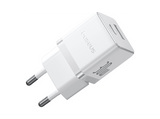 Cargador de pared - Baseus PALM, 30W, USB y Tipo-C, Kit con cable Tipo-C de 100 cm, Universal, Blanco