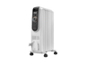 Radiador - De'Longhi Dragon EASYTRONIC TRD51025, Sistema de aceite, 2500W, 12 niveles de temperatura, 10 elementos, Blanco