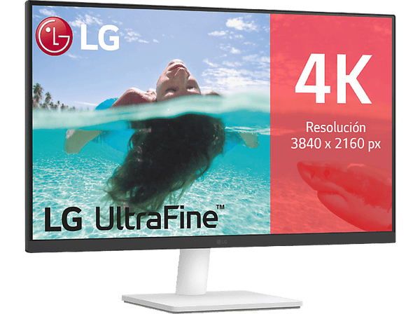 Monitor - LG 27US500-W, 27", UHD 4K, 5 ms, 60 Hz, HDMI, Blanco
