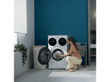 Lavadora carga frontal - Candy Multiwash MQD 410CBL9-37, 10+1+1 kg, 1400 rpm, 20 programas, Triple Tambor, Motor Direct Motion, Wi-Fi, Blanco