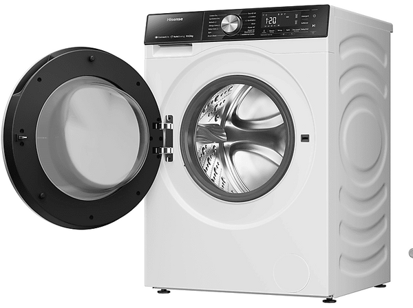 Lavadora secadora - Hisense WD5S1045BW, 10.5 kg/6 kg, Motor Inverter, JetWash, WiFi, Blanco