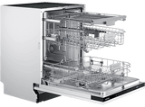 Lavavajillas integrable - Samsung DW60M6031BB/EO, 14 cubiertos, 7 programas, 59.8 cm, AquaStop , Blanco panelable
