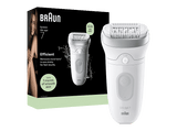Depiladora - Braun Silk·épil 7  7-011, Tecnología MicroGrip, Luz SmartLight, Wet&Dry, Piel suave duradera, Plata