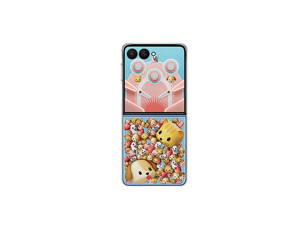 Funda móvil -  Samsung Flipsuit, Para Samsung Galaxy Z Flip7, Transparente