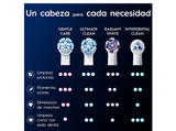 Recambio para cepillo dental - Oral-B iO Gentle Care, Pack de 6 unidades, Para encías sensibles, Blanco