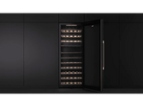 Vinoteca - Teka RVF 10032 GBK, Cíclico, 32 Botellas, LED, Puerta Reversible, Doble Cristal TintadoNegro