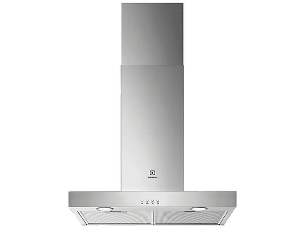 Campana decorativa - Electrolux LFT416X, 3 velocidades, 600 m³/h, Luces LED, 60 cm, Inox