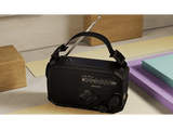 Radio portátil - Philips TAR1609/00, 1 W, Linterna, Recarga Solar, Cargador de Manivela, Sirena, Negro