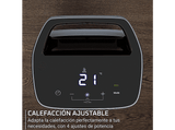 Calefactor - Rowenta Instant Comfort, 2000 W, 4 modos, 35 m², Muy silencioso, Antivuelco, Apagado automático, Temporizador, Modo Eco, Compacto, Azul