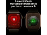 Apple Watch Series 12 (2026), GPS, 42mm, Caja de aluminio Bronce oscuro, Correa deportiva Verde oliva, Talla S/M, Siri AI