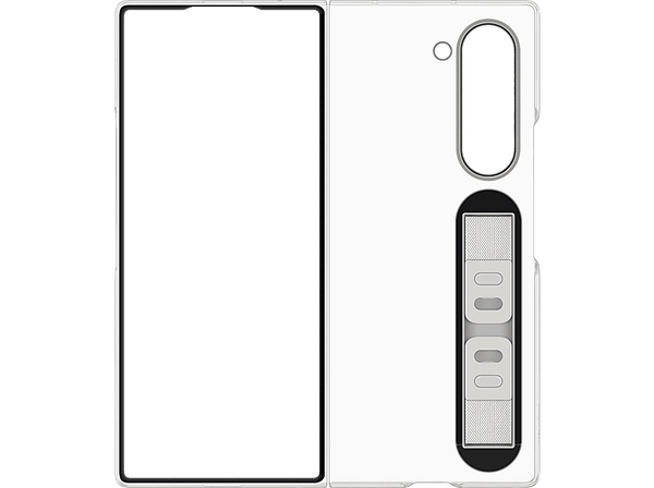 Funda - Samsung Clear Case, Para Samsung Galaxy Z Fold6, Con agarre, Transparente