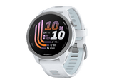Reloj deportivo - Garmin Forerunner 170, Blanco, 20 mm, Pantalla Táctil AMOLED de 1.2, Hasta 10 días de Autonomía, 5 ATM