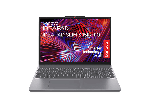 Portátil - Lenovo IdeaPad Slim 3 15IRH10, 15.3" WUXGA, Intel® Core™ i7-13620H, 16GB RAM, 1TB SSD, UHD Graphics, Sin sistema operativo, Gris