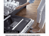 Lavavajillas - Samsung DW60A6092FS/ET, 7 programas,  60 cm, Sistema AutoOpen, Inox