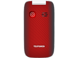 Móvil - Telefunken S445, Rojo, 32MB RAM, 2.8, 800 mAh, Teclas grandes, Botón SOS