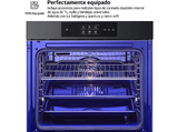 Horno a vapor - LG WSED7665B, Multifunción, Pirolítico, 76 L, 59.2 cm, EasyClean™ , ThinQ™,  Acero negro mate