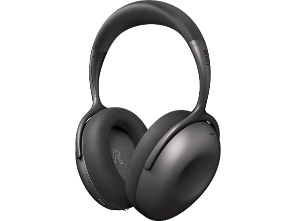 Auriculares inalámbricos - KEF Mu7, Bluetooth 5.1, Hasta 40hs de autonomía, Cancelación activa de ruido, Charcoal Gray