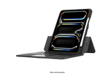 Funda con teclado - Targus VersaVu® Bluetooth®, Para iPad Pro® de 11 pulgadas (M4), Retroiluminación Ajustable, Rotación 360º, Pie de Apoyo, Negro