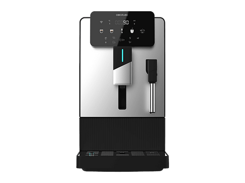 Cafetera superautomática - Cecotec Cremmaet Steam, 19 bar, 1300W, Depósito 1.1L, Molinillo cónico, Plug&Play, Vaporizador, Depósito café 150g, Negro