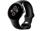 Smartwatch - Google Pixel Watch 2, 41 mm AMOLED, GPS, Android, Caja aluminio negro mate, Correa deportiva negro obsidiana