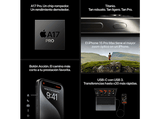 Apple iPhone 15 Pro Max, Titanio Natural, 256 GB, 5G, 6.7  Pantalla Super Retina XDR, Chip A17 Bionic, iOS