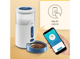 Comedero automático inteligente - Panasonic CP-JNF01CW, Apto para Lavavajillas, Fabricado en Acero Inoxidable Higiénico, Blanco