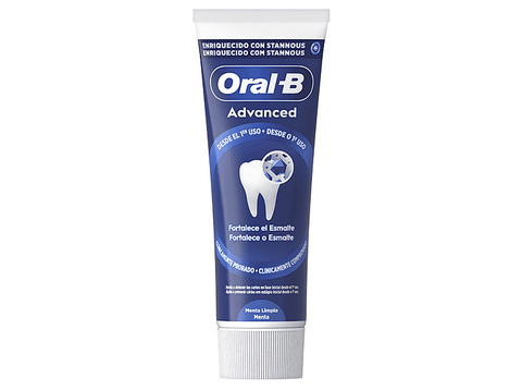 Accesorio dental - Oral-B Pasta dentífrica Advanced Fortalece el esmalte, Extra frescor, Sabor eucalipto refrescante, 75 ml