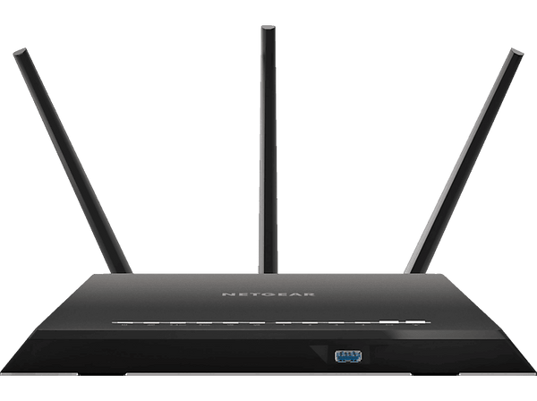 Router inalámbrico - Netgear Nighthawk R7000, doble banda, hasta 1900 Mbps, color negro
