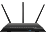 Router inalámbrico - Netgear Nighthawk R7000, doble banda, hasta 1900 Mbps, color negro