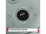 Arrocera - Tefal Multifunción POP, 0.7 L, Hasta 4 raciones,  Tecnología Smart NFC, Compacta, Bol Antiadherente,  Cesta vaporera, 8 programas