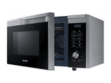 Microondas con horno - Samsung MC28M6055CS, 900W, 6 niveles, HotBlast, 28l, Grill, Negro/Plata