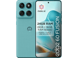 Móvil - motorola edge 60 fusion, Amazonite, 256 GB, 8 GB RAM, 6.7 pOLED, MediaTek Dimensity 7300, 5200 mAh