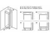 Frigorífico una puerta integrable - Balay 3FIE734S, Cíclico, 177.2 cm, 310 l, Control electrónico, Interruptor Super-refrigeración, Sin Panelar